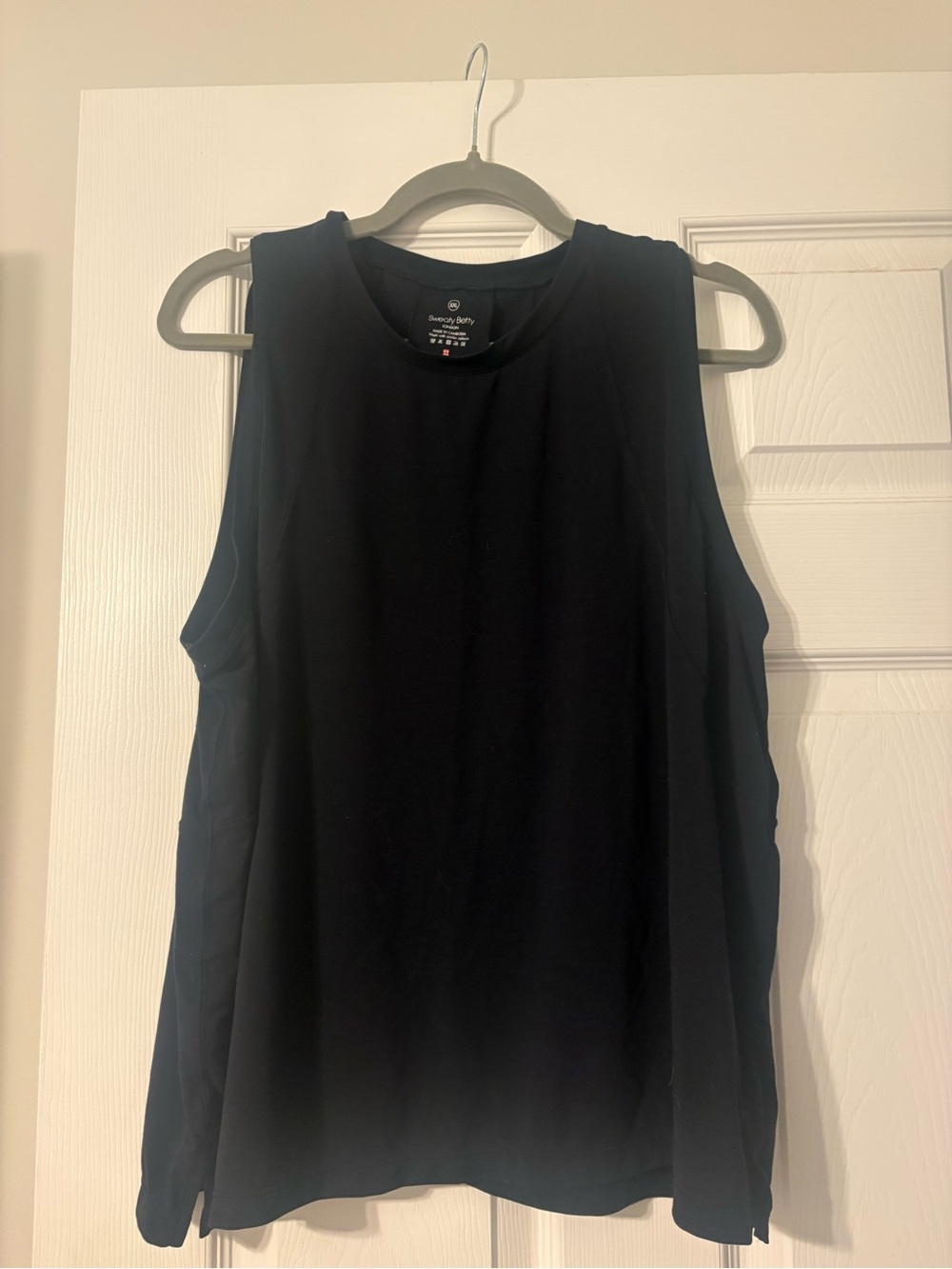 Sweaty Betty Black Soft Flow Studio Tank